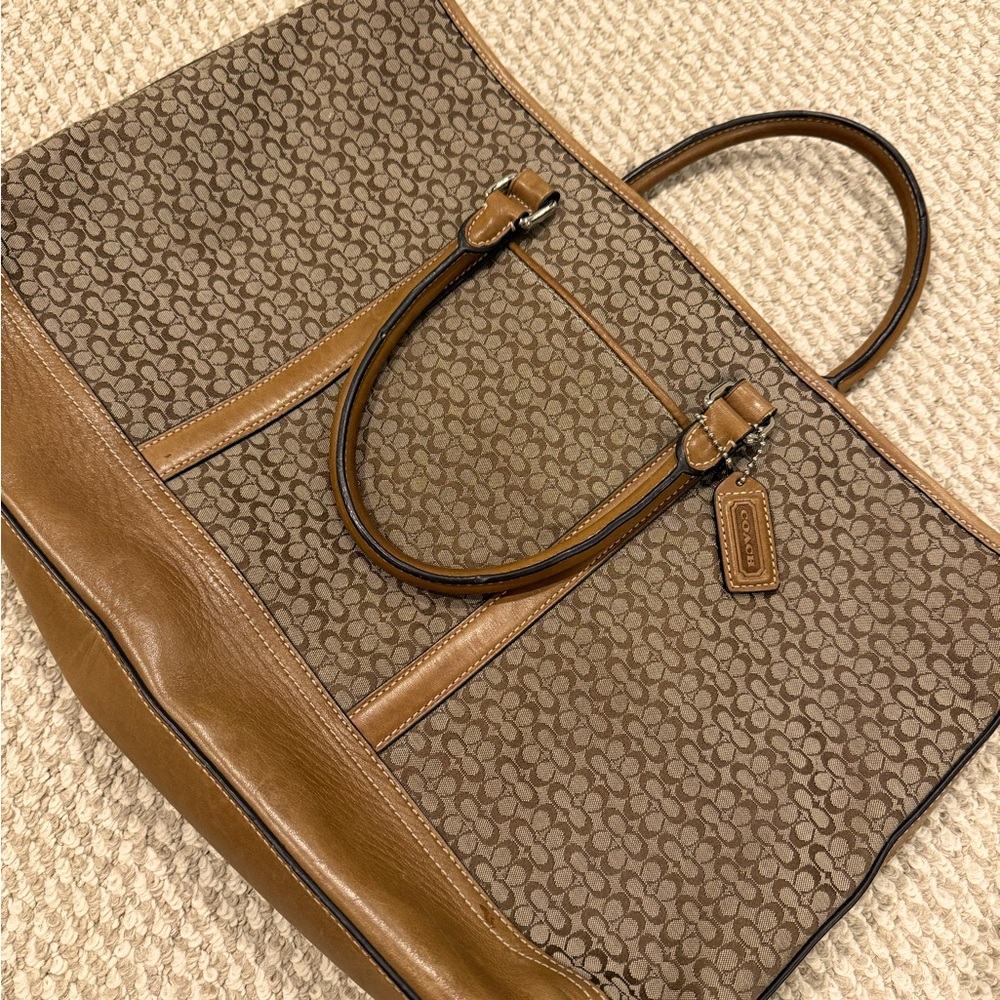 Classic Coach Work Bag